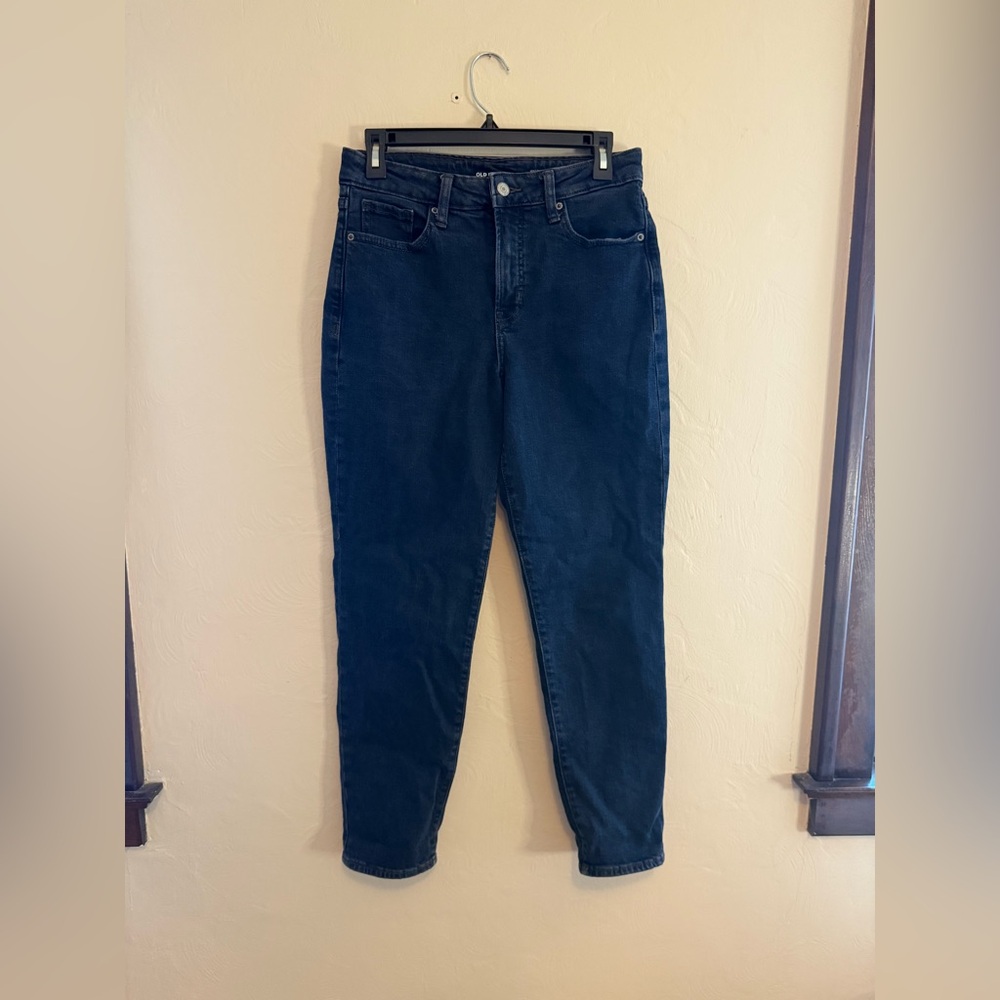 Old Navy Dark Wash High Rise OG Straight Jeans | Size 4